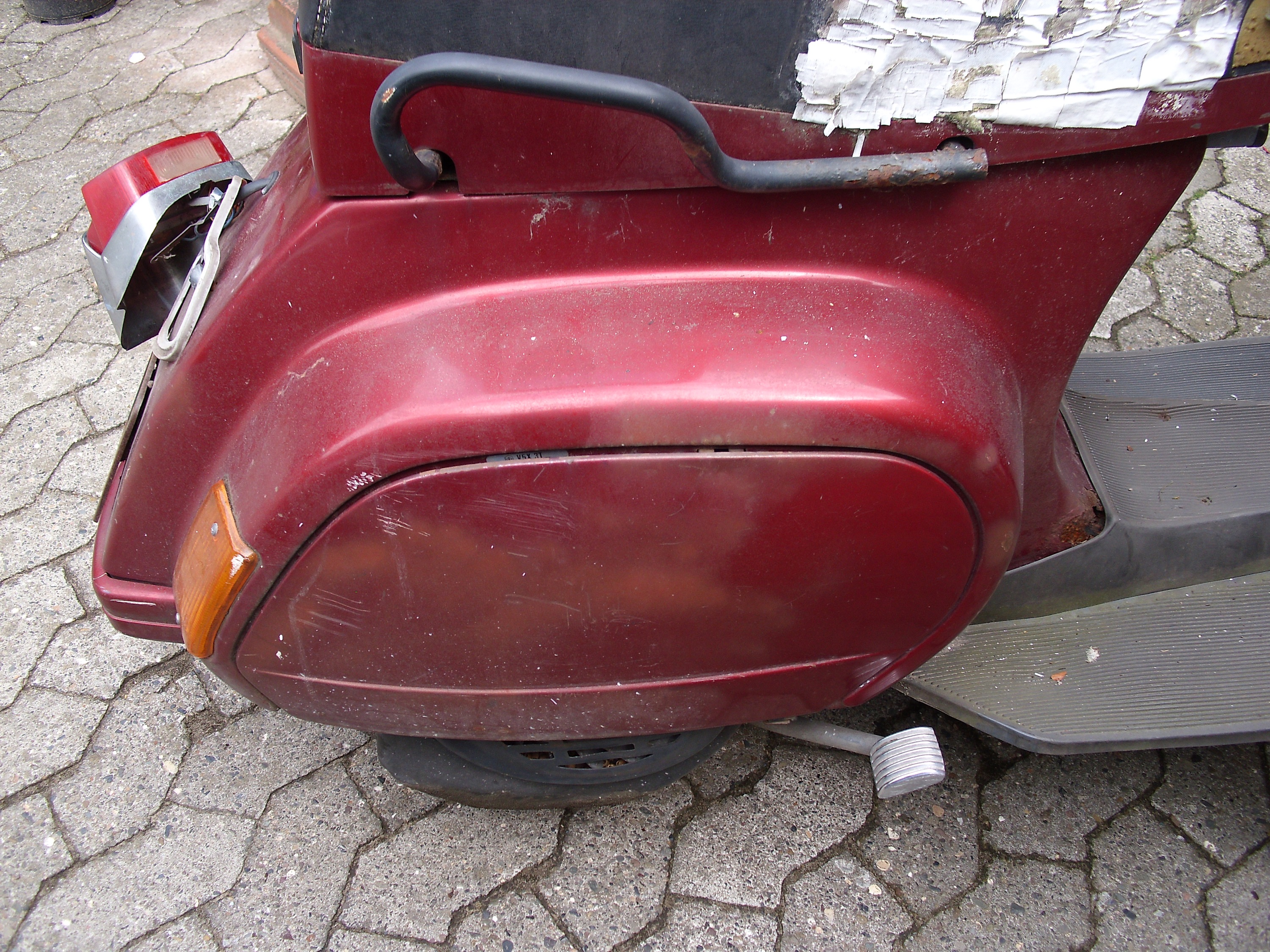 So kam meine Vespa an