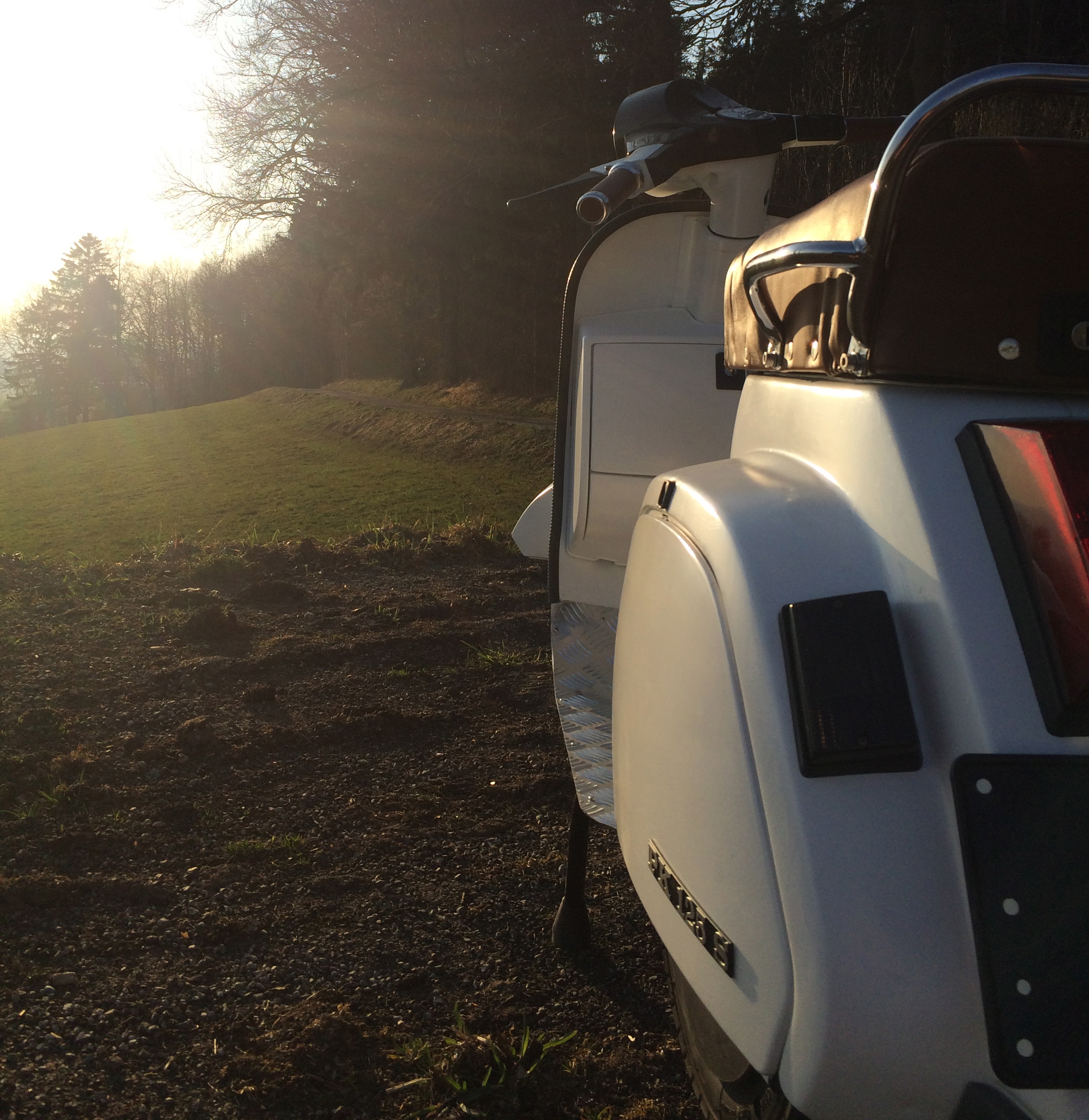 Vespa Sonnenuntergang