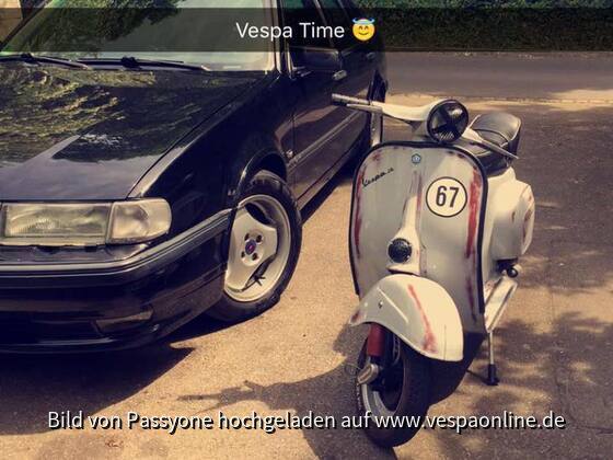 Vespa V50 Cafe Racer