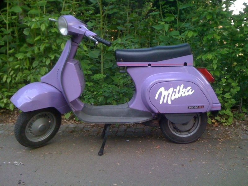 Vespa PK 50 XL - "Lila Italia" - Sondermodell ohne Blinker/Tankanzeige/...