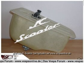 Vespa V50/PV/ET3 Tank aus GFK (Kein Rost mehr)